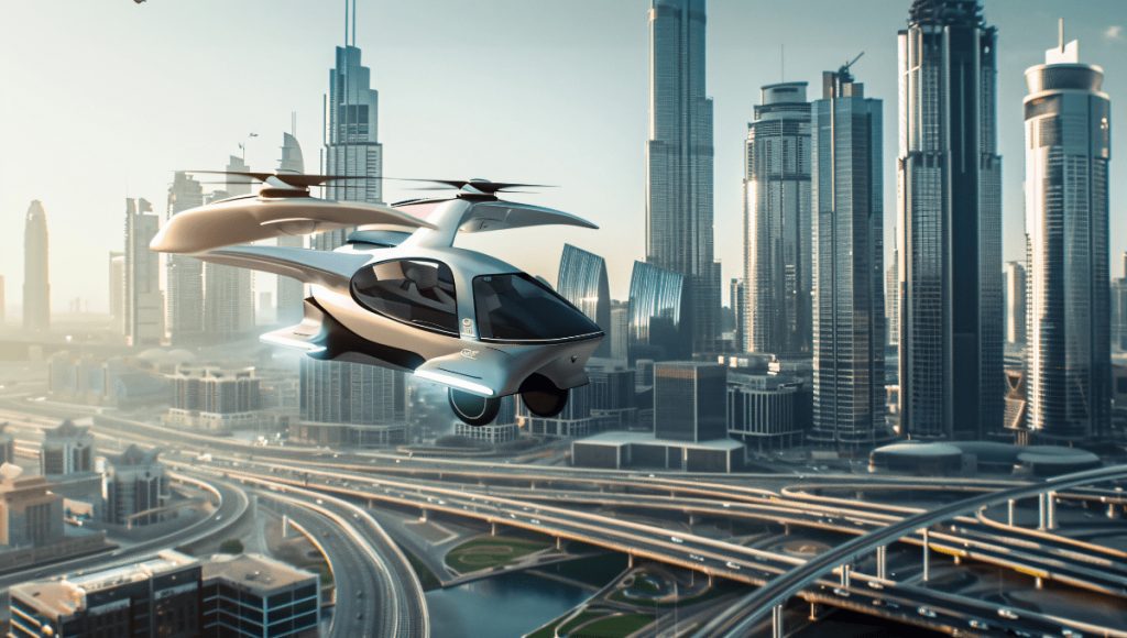 Flying taxis devolopment