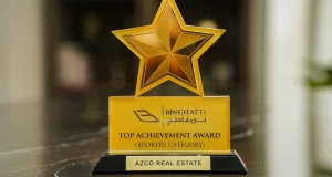 Top Achievement Award by Binghatti to AZCO Real Estate